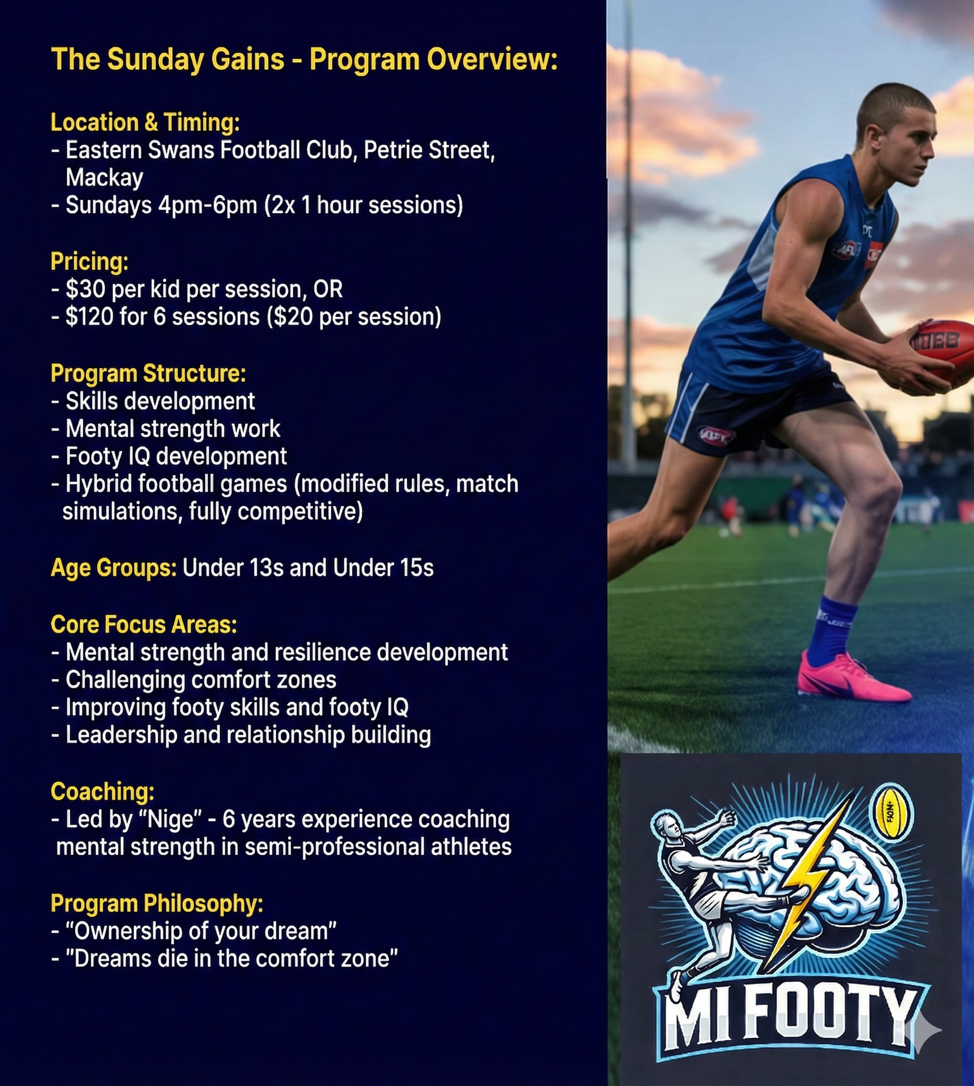 Sunday Gains Program